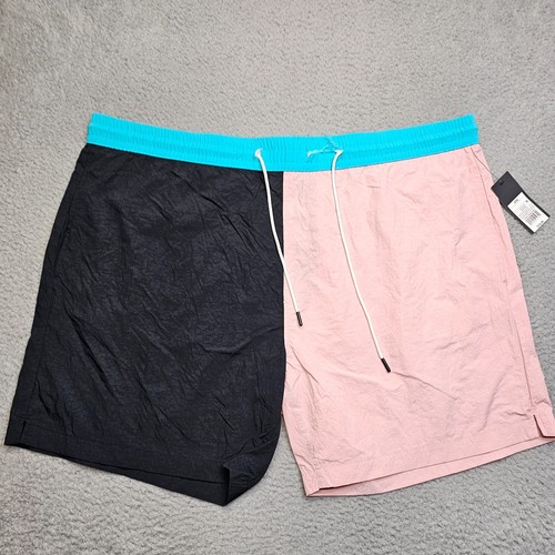 Original Use Board Shorts Mens XX-Large 2XL Unlined Elastic Waist Colorblock - Picture 3 of 15