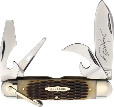 MARBLES Marble's Scout King Dave Canterbury Folding Pocket Knife - Camping Scouting NEW