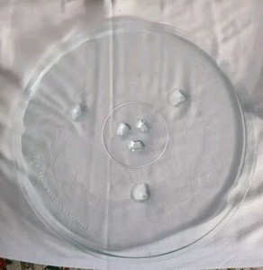 Mikrowellenteller 31,5 cm Durchmesser, Glasteller gebraucht