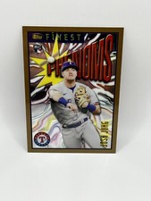 Josh Jung 2023 Topps Finest Flashbacks Phenoms Rookie Card #87 Texas Rangers
