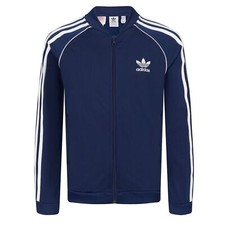 adidas Jungen Kinder SST Superstar Track Top Sportjacke Sweatjacke 134 NEU Navy