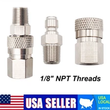 Quick Disconnect 1 * Set 8mm 1/8 Npt Thread Durability Male And Female