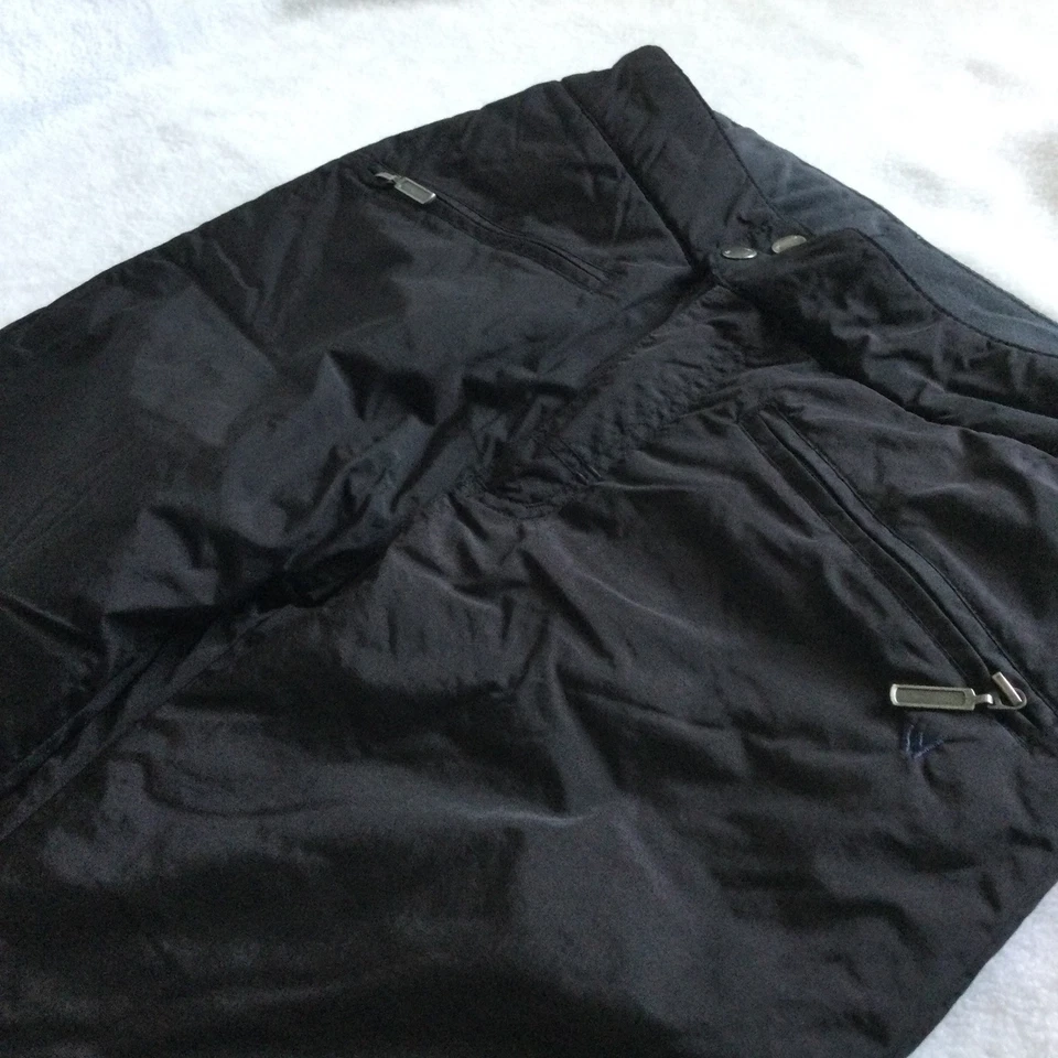 Calça de esqui White Sierra neve preta acolchoada isolada inverno ao ar livre tamanho M - Imagem 3 de 4