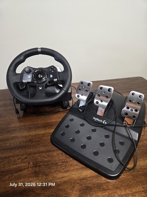 Logitech G920 Driving Force Racing Wheel & Pedals Xbox / PC - NO POWER CORD