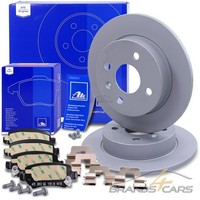 ATE Bremsscheiben Ø240 Voll +BelÄGe Hinten FÜR Opel Astra G H Meriva A