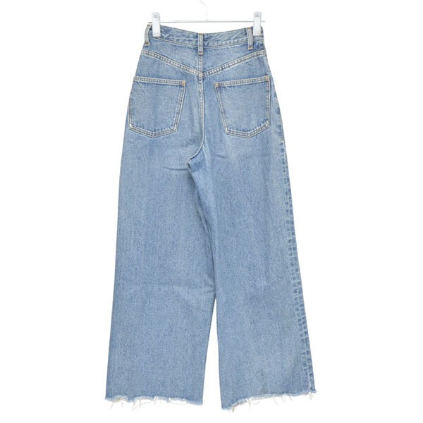Ameri Overlap Fake Denim Cut-Off Pants 0292084004… - image 2