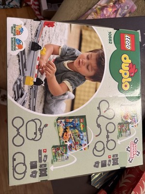 Lego Duplo 10882 Train Tracks Expansion 23 pc New Sealed Duplo Box Retired