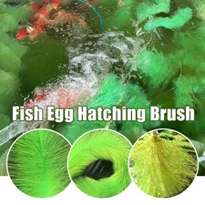 Fish Spawning Koi Pond Breeding Laying Eggs Rope Brush Pet Supplies Tools @