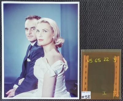 1956 Princess Grace Prince Ranier Of Monaco Yousuf Karsh 4x5 Negative + Photo