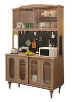 Designer Brauner Holz KüChenbuffen Stilvoller Buffetschrank Edle MöBel