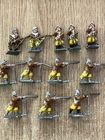 28mm METAL MINIATURE SOLDIERS x 12 ECW ROUNDHEAD MUSKETEERS