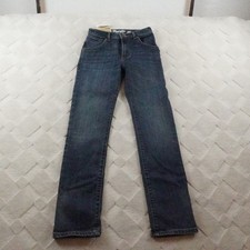 Wrangler Retro Slim Straight Jean Boys 14 Dark Wash Western Cowboy Youth Kids