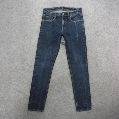 Cotton On Jeans Mens 32x32 Blue Slim Leg Denim Classic Fit Stretch Casual