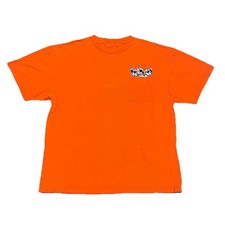 Vintage 90s 101 Dalmatians Disney Store Pocket Tee T-shirt Orange XL Sunglasses