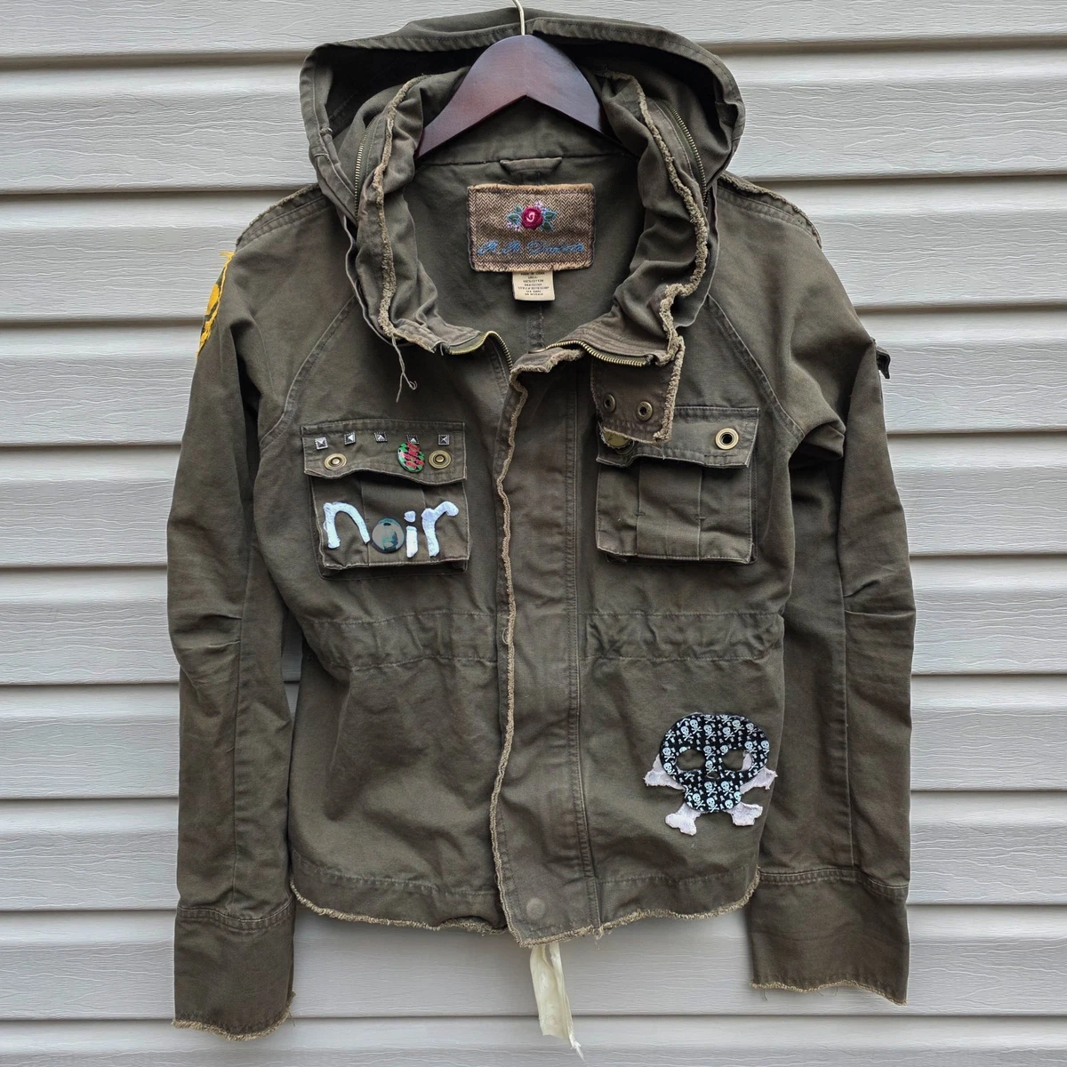Military Jacket Black Punk Coats, Jackets & Vests for Women for