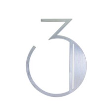 NACH Floating House Numbers, 6 inch Stainless Steel House Numbers for Outside...