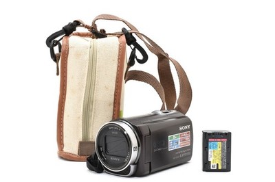  [NEAR MINT] Sony HDR-CX430V Digital Handycam Camcorder Brown From Japan