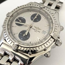 BREITLING Watch Chronomat Men's Stainless Steel Silver/Black Dial Automatic