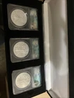 2017-P S W 3 Piece Silver American Eagle Set ANACS MS70 Special Edition Set