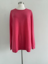 TALBOTS PLUS 100 PURE CASHMERE CREW NECK PULLOVER SOFT SWEATER SIZE 2X