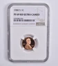 PF69 RD UCam 1980-S Lincoln Memorial Cent 1c NGC Brown Lbl *7605