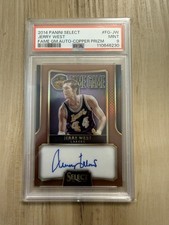 2014 Panini Select Jerry West Auto #18/49 Copper Prizm PSA 9 Fame Game #FG-JE
