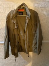 Barbour Cotton Linen Sapper Beige Men’s Jacket Size M