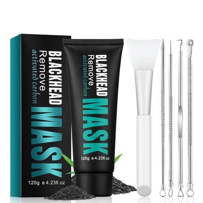 Blackhead Remover Mask, Black Charcoal Peel Off Face Mask, Deep Cleansing Mas..