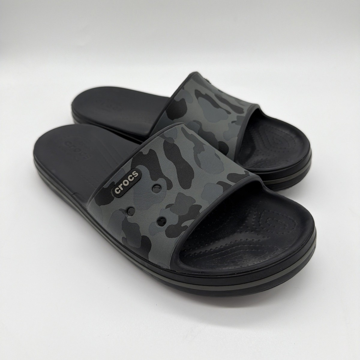Crocs Classic Camo Slide Sandal Gray Camo Camouflage Iconic 