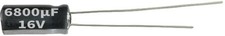 Electrolytic Capacitor 6800uF 16V 16x25mm Aluminum Component Replacement