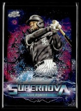 2022 Topps Chrome Cosmic Supernova Black Eclipse Refractor Luis Robert 02/10