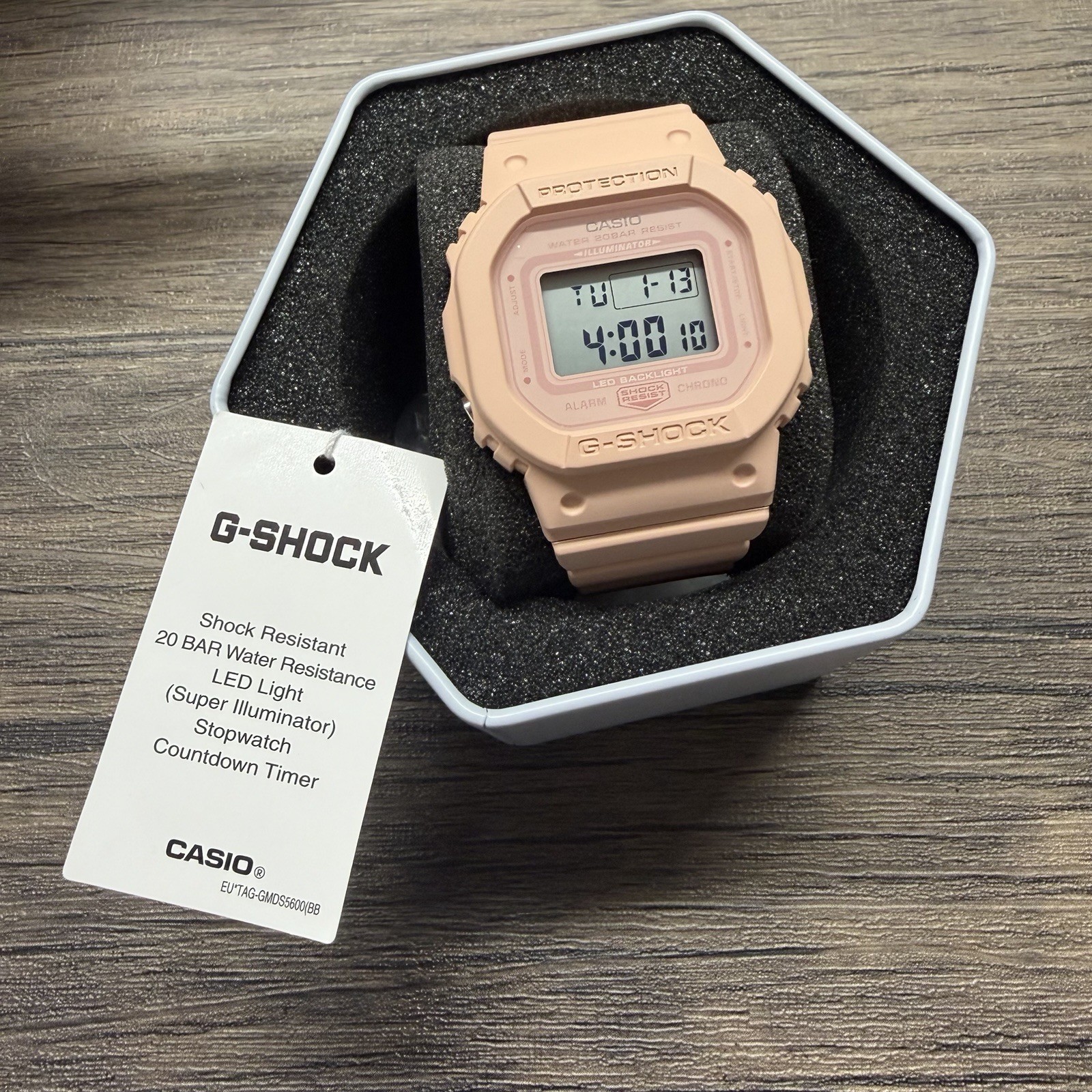CASIO G-SHOCK  Watch Pink GMD-S5600BA-4ER Unisex 200m (Box, No Papers)