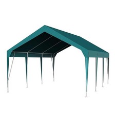 Garvee 10x20 Heavy Duty Carport Portable Garage Uv Protected Car Canopy Green