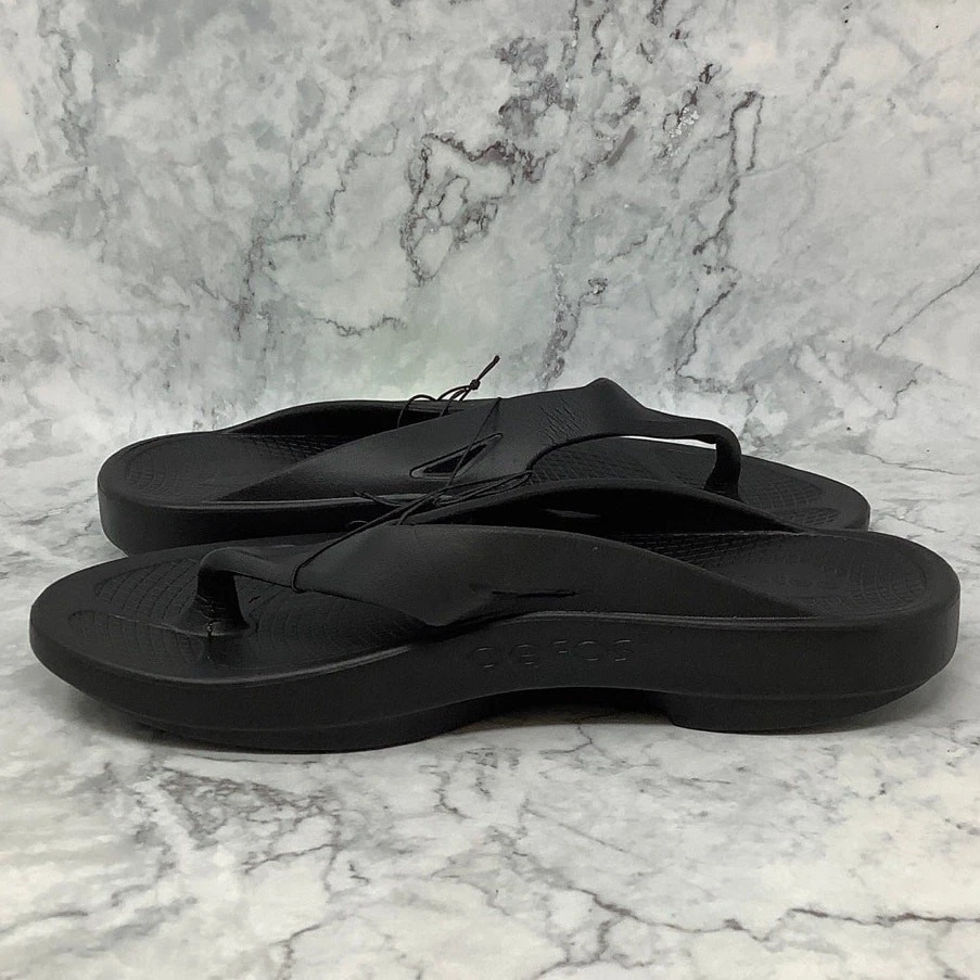 Oofos OOriginal Sandals Black M10 W12 Recovery Footwear Flip Flop P2-57 - Image 4 of 4