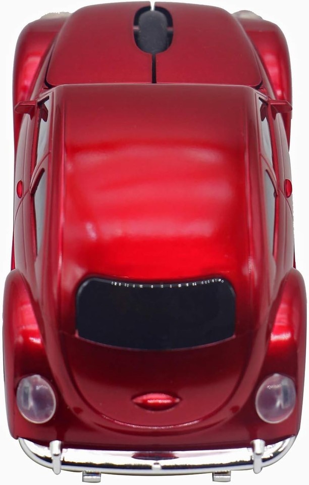 VW Beetle Wireless Sports Car Shape Mouse Mice Computer Laptop PC ...
