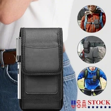 For iPhone 17 16 15 14 Pro Air Max Belt Clip Pouch Holster Wallet Card Slot Case