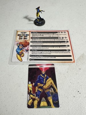 Marvel Crisis Protocol Jean Grey Painted With Character & Tactic Cards