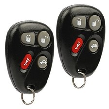 Car Key Fob Keyless Entry Remote fits Chevy Corvette Malibu SSR / 2-Pack Black
