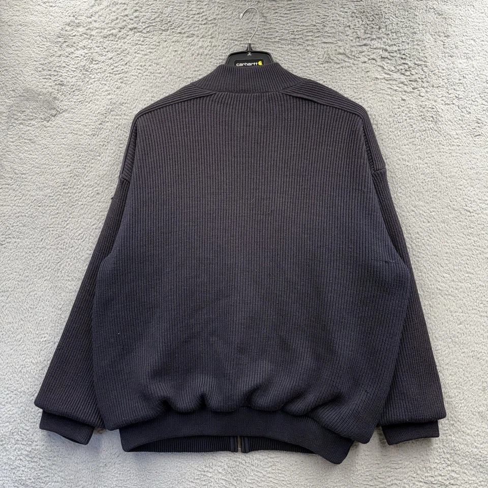 Vintage Cabelas Wind Stopper Jumper Mens XL Black Full Zip Hunting Outdoors - Image 2 of 4