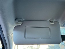 2015-2020 Honda Fit Lh Driver Sun Visor Gray With Mirror Oem