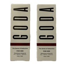 2X GODA For Her Pheromone Perfume For Women Long-Lasting with Jasmine Rose 15ml
