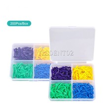 200Pcs Dental Wedges with Hole Interdental Oral Care Wedge Assorted Size