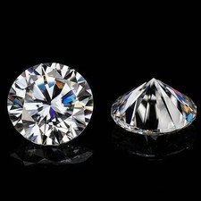 Pair of 3 Ct Round CVD Lab-Grown Diamond , VVS1 D Color Loose Diamond Certified