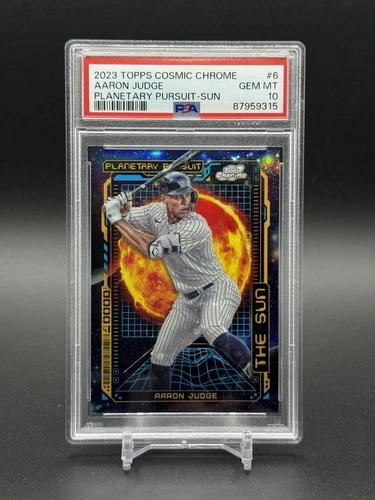 2023 Topps Cosmic Chrome - Planetary Pursuit Aaron Judge #PPS-6 Sun PSA 10