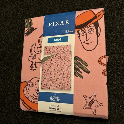 Disney Pixar Toy Story Kingsize Wendebettwäscheset mit 2 Kissenbezügen 