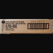 ELVIRA MONSTER HIGH SKULLECTOR (1st) FIRST Doll Original #3 SEALED SHIPPER