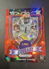 2021 Panini Prizm Draft Picks - Crusade Ja'Marr Chase #162 Red Ice Prizm (RC)