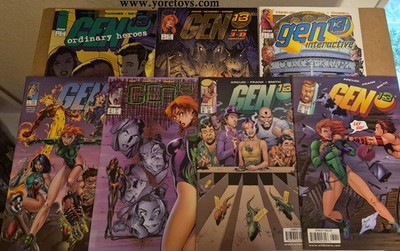 1995-98 Image Gen13 V2 Lot 1 8 31 32 Interactive 3-D Ordinary Hero Campbell Choi