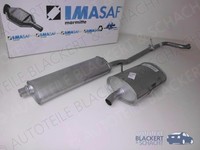 Imasaf Auspuffset Ab Kat für Peugeot 406 2.0 16V (8B) 1999-2004 | MSD + ESD
