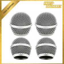 4 Pack Microphone Grilles for Shure SM58 BETA58 SV100 Wireless Wired Microphone